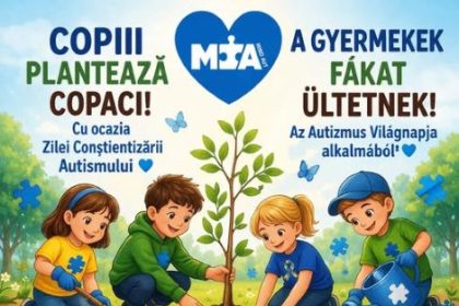 Copiii invata despre acceptare actiune de plantare organizata la Sfantu Gheorghe