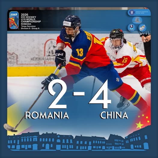 Hochei Romania a fost invinsa de China cu 4 2 la Campionatul Mondial Under 18
