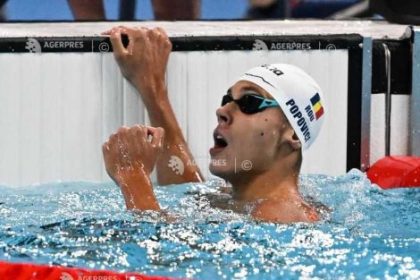 Inot David Popovici castigator al titlului national la 50 m liber