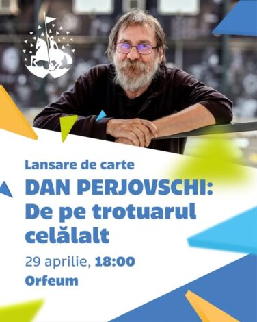 Lansarea volumului De pe trotuarul celalalt autor Dan Perjovschi in cadrul saptamanii culturale a Zilelor Sfantu Gheorghe