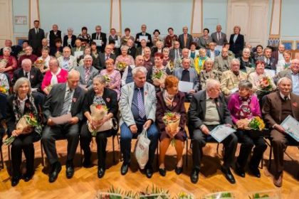 Cuplurile din Sfantul Gheorghe care sarbatoresc 50 sau 60 de ani de casnicie celebrate in Sfantul Gheorghe