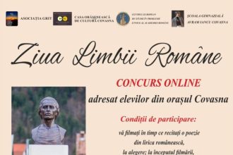 Elevii din orasul Covasna invitati sa recite poezii romanesti intr un concurs online cu ocazia Zilei Limbii Romanesti