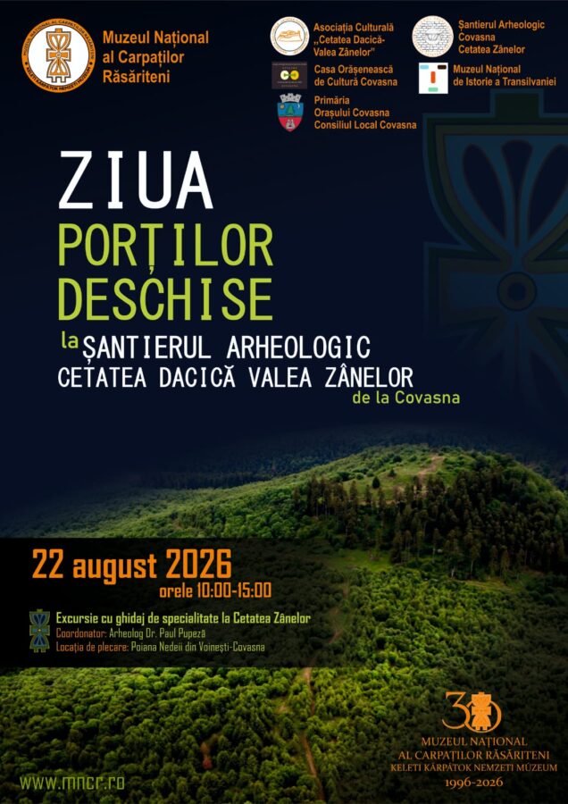 MNCR Sfant Gheorghe va invita sa descoperiti universul dacilor al arheologiei si al artei de Ziua Cetatii Zanelor