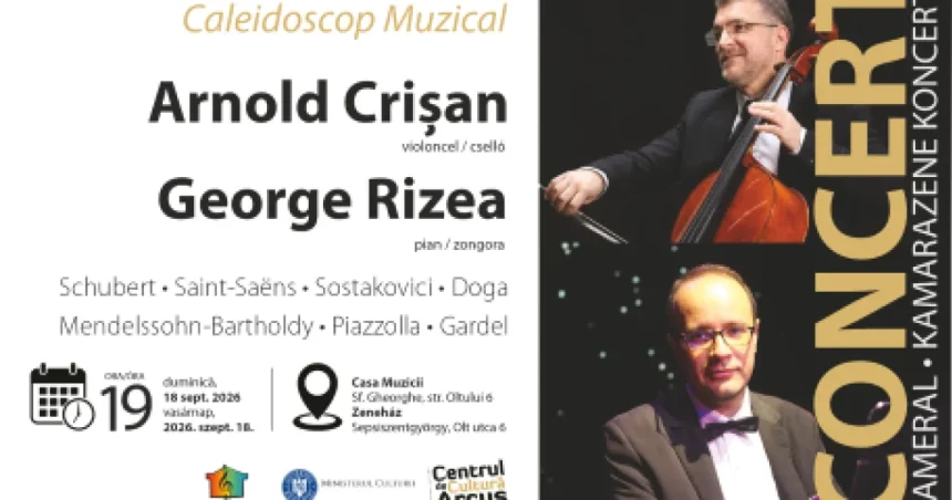 Caleidoscop Muzical – recital cameral la Casa Muzicii din Sfântu Gheorghe