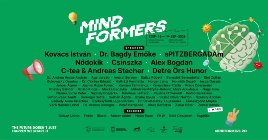 Festivalul MindFormers de la Sfântu Gheorghe oferă peste 50 de programe pentru elevi